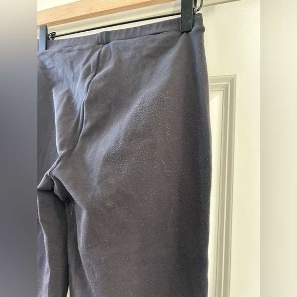 Alo Yoga Airbrush High Waist Cinch Flare Legging in Black - Picture 9 of 10